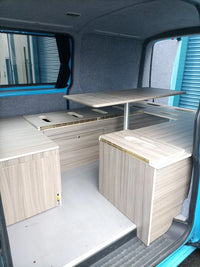Campervan 3 bench furniture for a VW t5 t6 SWB Assembled Over 40 colours