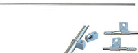 Campervan Sliding Table Rail Black or Silver