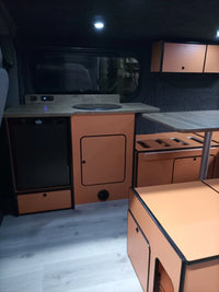 Renault Traffic SWB U-shape campervan camper kitchen unit 15mm lightweight ply