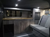 VW T6 Transporter SWB Campervan Camper Kitchen unit Lightweight ply 40+ colours