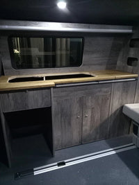 VW T6 Transporter SWB Campervan Camper Kitchen unit Lightweight ply 40+ colours