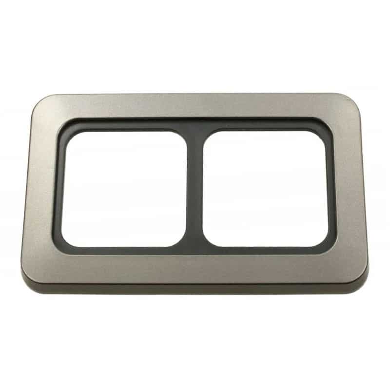 C-Line 2 Way Surround & Faceplate - Gunmetal