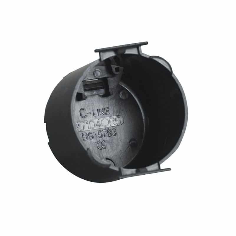 C-Line Circular Back Box - Dark Grey