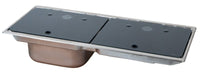 CAN FL1922R Slimline Luxury Sink/Hob Combination - Twin lid