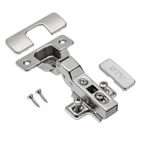 Soft Close clip on 35mm concealed cabinet hinge half overlay
