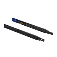 BLACK Soft Close 45mm ball bearing drawer runners 450mm