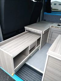 Campervan 3 bench furniture for a VW t5 t6 SWB Assembled Over 40 colours