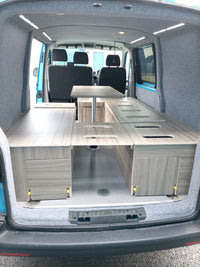 Campervan 3 bench furniture for a VW t5 t6 SWB Assembled Over 40 colours