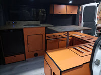Renault Traffic SWB U-shape campervan camper kitchen unit 15mm lightweight ply