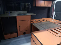 Renault Traffic SWB U-shape campervan camper kitchen unit 15mm lightweight ply