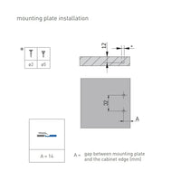 Soft Close Blind Corner 90 Degree Kitchen 35mm Cabinet Door Hinge with Short Arm