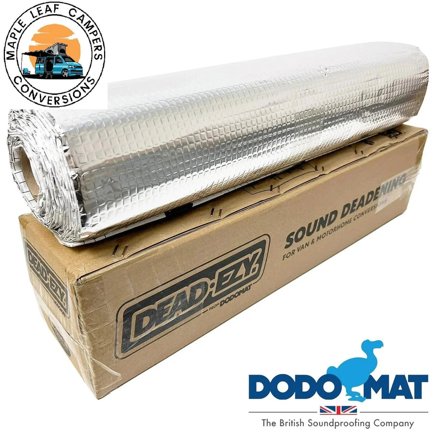 Sound Deadening Dodo Mat DEAD-EZY 5m Roll Butyl Camper Van Vibration Proofing