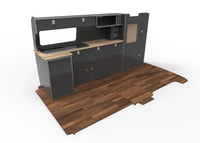 VW T6 Transporter LWB Campervan Camper Kitchen Furniture Unit Over 40 colours