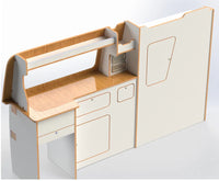 VW Transporter T5 T6 T6.1 Campervan Furniture kitchen unit SWB 40+ Colours KENT